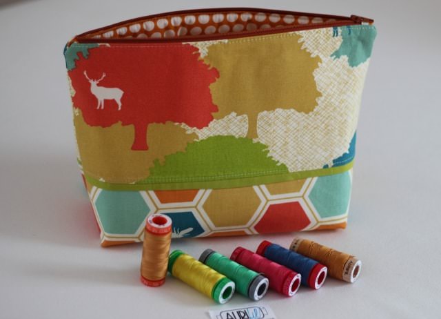 Taschen braun mit Garn_