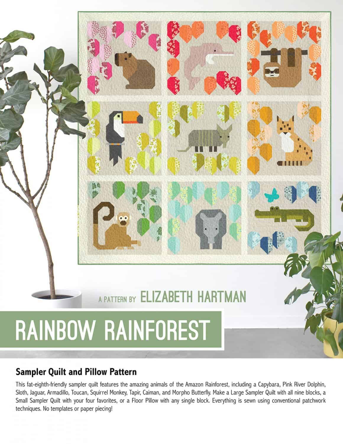 Schnittmuster Rainbow Rainforest Von Elizabeth Hartman Englisch Das Mach Ich Nachts